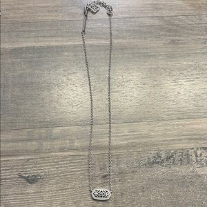 Kendra Scott Silver Filigree Necklace